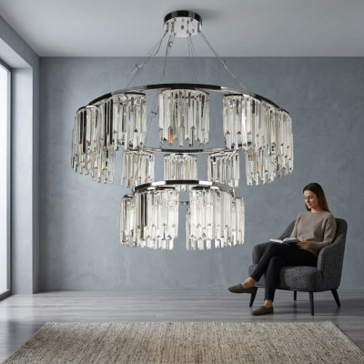 żyrandol Lampa sufitowa Nowoczesne Okrągłe Lampy kryształowe designerskie