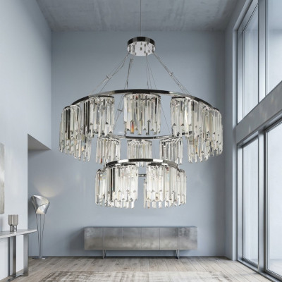 żyrandol Lampa sufitowa Nowoczesne Okrągłe Lampy kryształowe designerskie