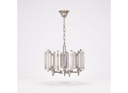 żyrandol Lampa lampa wisząca Lampy Leuchten Oświetlenie Lustre Silver