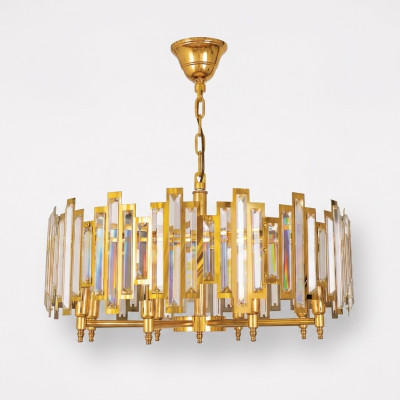 żyrandol Kryształowa Lampa sufitowa Nowa Lampa Gold Living Room Luxury