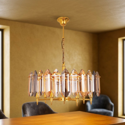 żyrandol Gold Lampa sufitowa Lampa Lampa Złota lampa wisząca 60x75cm