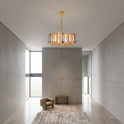 żyrandol Nowoczesna Lampa sufitowa Lampa do salonu Lampa sufitowa Złota Lampa