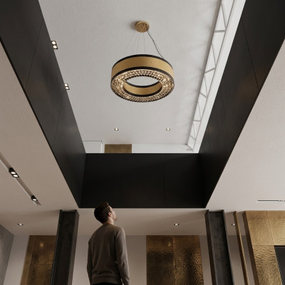 kryształowy żyrandol sufitowy do salonu Oświetlenie Lustre Lampa Lampa luksus