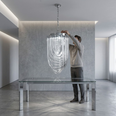 żyrandol Lampa sufitowa Luksusowa Lampa sufitowa Luksusowy nowy salon