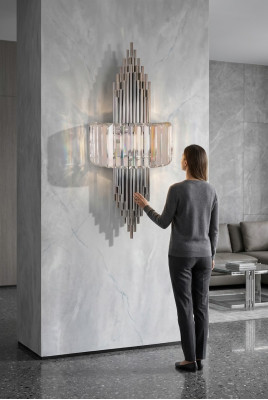 Designerski kinkiet luksusowy kinkiet Lampa Lampa kinkiety kryształowe
