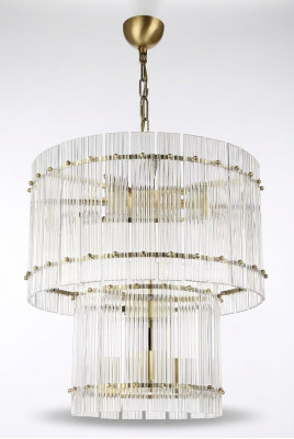 żyrandol Lampa sufitowa Lampa sufitowa salon oświetlenie szklane Nowość