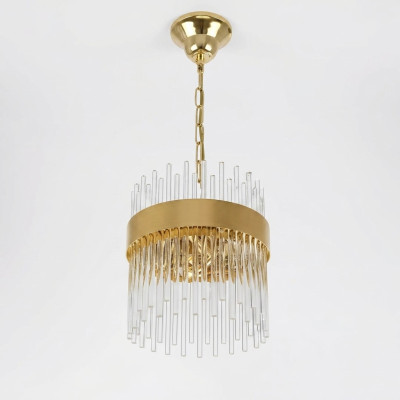 Lampa sufitowa Piękny żyrandol do salonu nowoczesny złoty