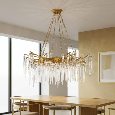 Lampa sufitowa salon Lampa sufitowa lampa kryształowa Lampa Lampa styl złoty