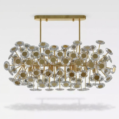 żyrandol Luksusowy Salon w Stylu Nowoczesnej Sypialnia Lampa Lampa Złota