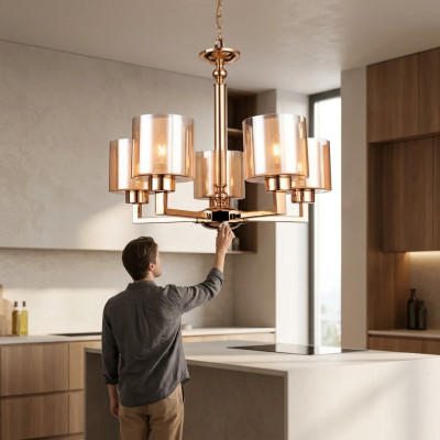 Lampa sufitowa w stylu nowoczesnym Lampa sufitowa do salonu lampa wisząca nowość