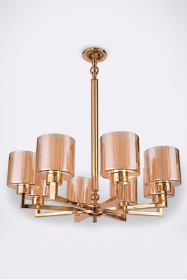 żyrandol styl nowoczesna lampa sufitowa piękna lampa złota nowy luksus