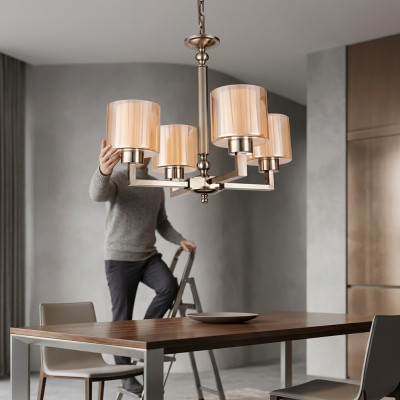 Lampa sufitowa Styl Nowoczesna Lustre Szklana Lampa do Salonu Sypialnia
