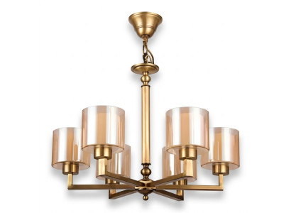 Lampa sufitowa do salonu lampy sufitowe z jasnym kloszem Lustre Glass luksusowe