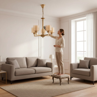 Lampa sufitowa Nowoczesna lampa sufitowa do salonu Lampa sufitowa luksusowa