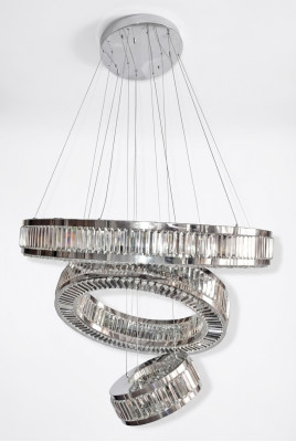 Lampa sufitowa w stylu Silver Lampa sufitowa do salonu Lampa Lampa 120x175