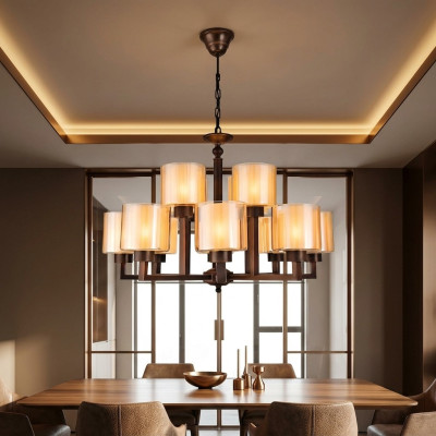 Lampa sufitowa Złoty Kolor Piękny Sufit Połysk Szkło Salon