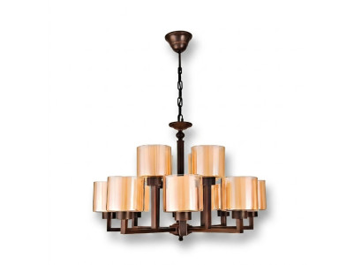 Lampa sufitowa Złoty Kolor Piękny Sufit Połysk Szkło Salon
