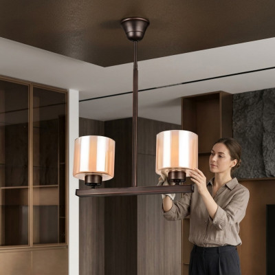 Lampa sufitowa Styl Nowoczesna Luksusowa Lustre Szklana Lampa do Salonu nowość