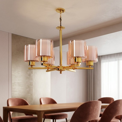 Lampa sufitowa lampa wisząca lampa wisząca salon luksusowe szkło lustrzane