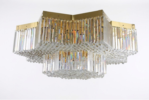 żyrandol kryształ Lampa 120x40 Lampa sufitowa Luksusowa Lampa sufitowa do salonu