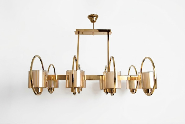 Lampa sufitowa Lustre Glass Lampa sufitowa do salonu w nowym stylu nowoczesnym