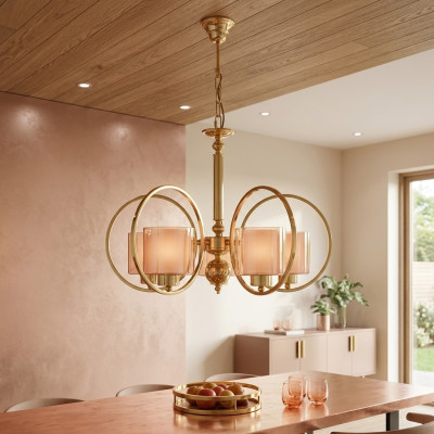 Lampa sufitowa wisząca Oświetlenie salonu nowa Lustre Glass luksus