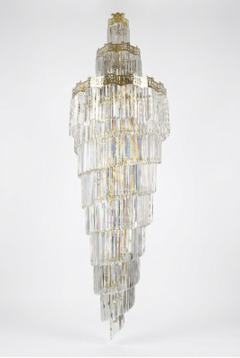 żyrandol Lampa sufitowa luksusowy design kryształowa lampa do salonu Lampa złota