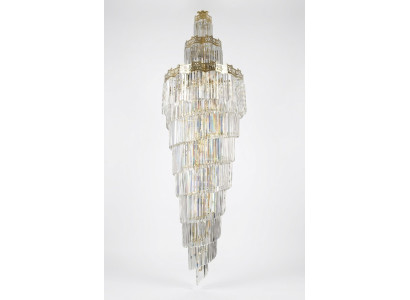 żyrandol Lampa sufitowa luksusowy design kryształowa lampa do salonu Lampa złota