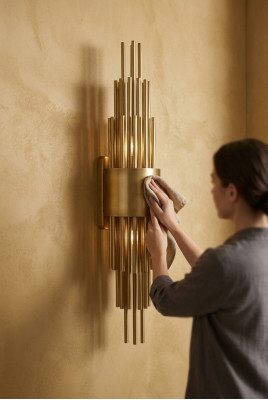 Kinkiet salon Metal Base Ściana Leuchten Lampa nowość Modern