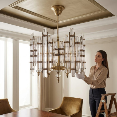 żyrandol Lampa sufitowa do salonu w stylu Modern Sypialnia