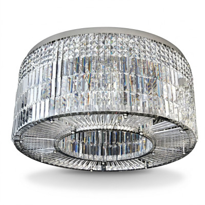 żyrandol Modern Designer 16 Lampa wisząca Chrome Salon kryształ