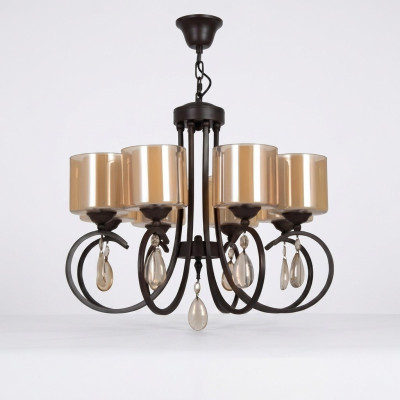 Lampa sufitowa salon lampy sufitowe jasny klosz żyrandol szkło luksusowe