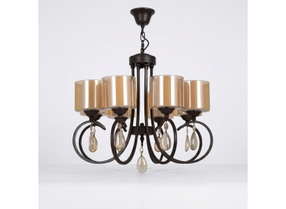 Lampa sufitowa salon lampy sufitowe jasny klosz żyrandol szkło luksusowe