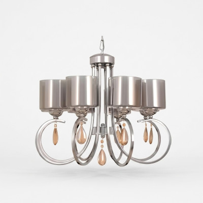 Lampa sufitowa piękne lampy szklane Lampy Lampy żyrandol do salonu luksusowy srebrny