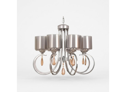 Lampa sufitowa piękne lampy szklane Lampy Lampy żyrandol do salonu luksusowy srebrny