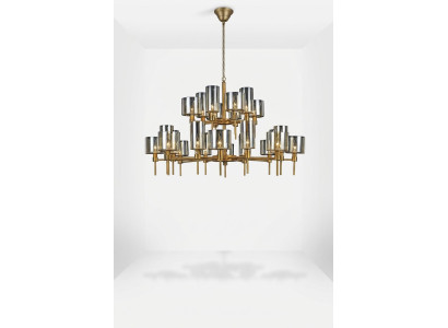 Projekt Lampy żyrandol 95x120 piękny salon Lampa Luxury Lustre Glass