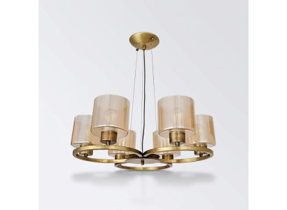 żyrandol Nowoczesna lampa do salonu sufitowa Luksusowe nowe szkło Lustre