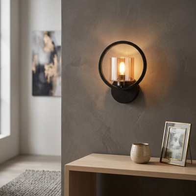 Kinkiet Design Przedpokój Lampy Salon Luksus Lustre Szkło Nowoczesne