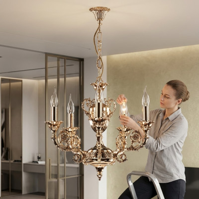 Lampa sufitowa klasyczna Lustre Lampa Lampa luksusowe lampy sufitowe do salonu