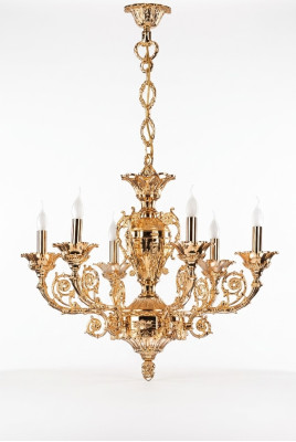 Złota Lampa sufitowa Lampa wisząca Lampy do salonu Lampy klasyczne