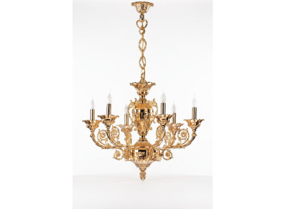 Złota Lampa sufitowa Lampa wisząca Lampy do salonu Lampy klasyczne