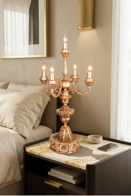 Lampa stołowa luksusowa Sypialnia lampka nocna do salonu nowoczesna