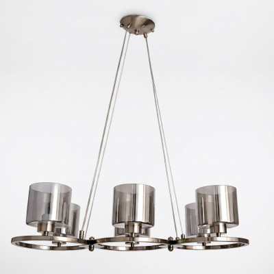 Lampa sufitowa Luksusowy piękny sufitowy szklany salon z połyskiem