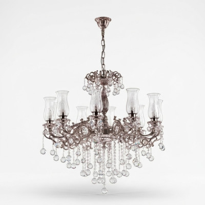 żyrandol klasyczna designerska lampa sufitowa do salonu lampa kryształowa