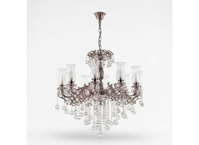 żyrandol klasyczna designerska lampa sufitowa do salonu lampa kryształowa