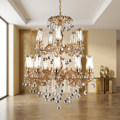 żyrandol Luksusowa Lampa do salonu Lampa wisząca Lustre Lampa Lights