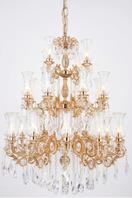 Lampy sufitowe Royal Żyrandol do salonu Lustre Crystal luksus
