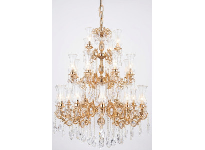 Lampy sufitowe Royal Żyrandol do salonu Lustre Crystal luksus