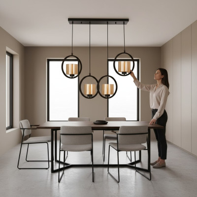 żyrandol piękna nowoczesna lampa klasyczna luksusowa szklana salon