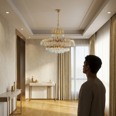 żyrandol Lampa Lampa Salon Lampa sufitowa Luksusowa Lampa Lustre